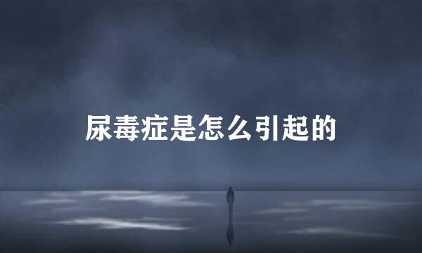 尿毒症是怎么引起的
