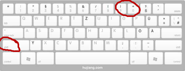 小括号如何打出来