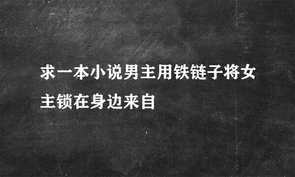 求一本小说男主用铁链子将女主锁在身边来自