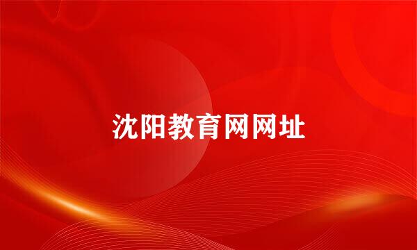 沈阳教育网网址