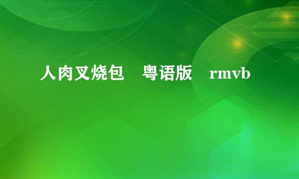 人肉叉烧包 粤语版 rmvb