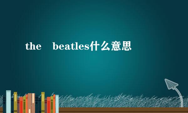 the beatles什么意思