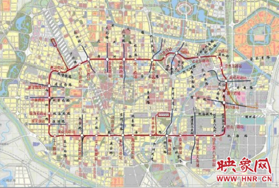 郑州地铁5来自号线的站点设置