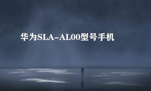 华为SLA-AL00型号手机