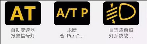 柴油车故障灯标志图解