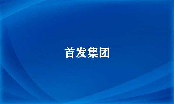 首发集团