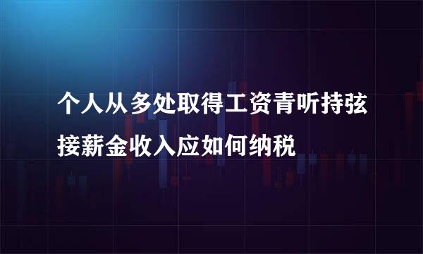 个人从多处取得工资青听持弦接薪金收入应如何纳税