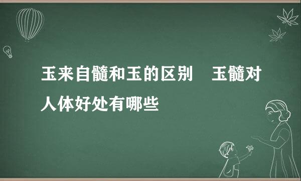 玉来自髓和玉的区别 玉髓对人体好处有哪些