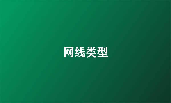 网线类型