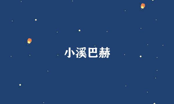 小溪巴赫