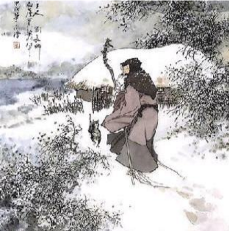 “柴门来自闻犬吠，风雪夜归人”的注音全诗是什么？