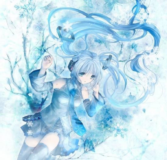 求初音的图片!像这样的!荷初音枫初音雪初音樱初音水初音冰初音初音未来的都可以!