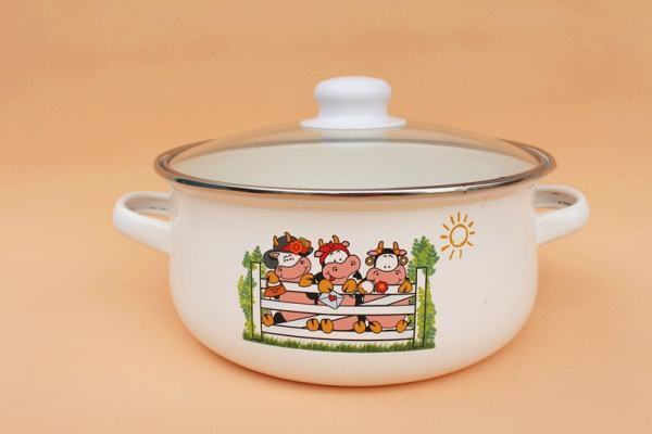 搪瓷锅犯席吃团气家无于诉变密可以用吗?有的说有毒