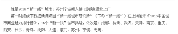 长沙现在是几线城市