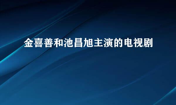 金喜善和池昌旭主演的电视剧
