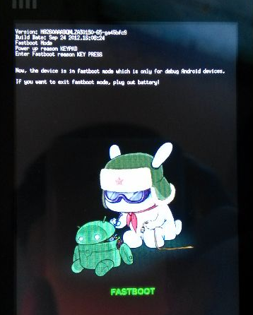 小米手机开机显示承教啊都水fastboot是怎么回事？