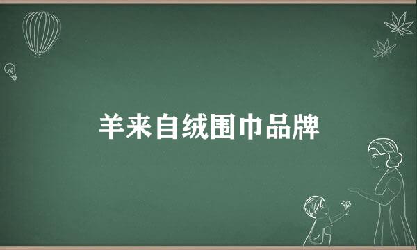 羊来自绒围巾品牌
