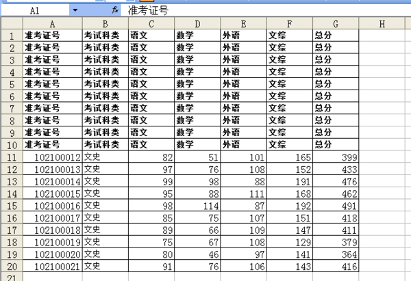 如何在已编辑的excel表格中每隔一行插入一个顶端标题行？