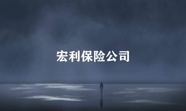 宏利保险公司