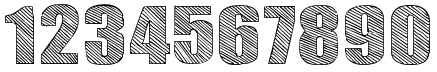 好看的数字字来自体
