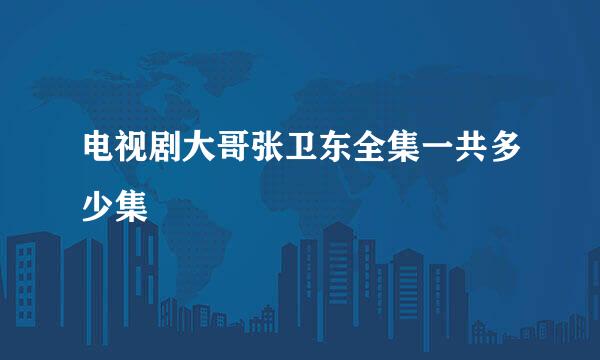 电视剧大哥张卫东全集一共多少集