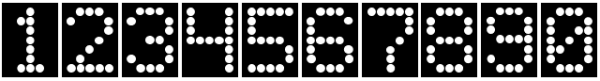 好看的数字字来自体