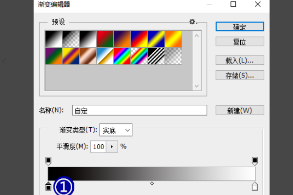 PS里证件照背景蓝渐变像这样的浅蓝，怎么弄的？