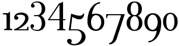 好看的数字字来自体