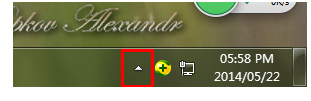 如何隐藏win7任务栏运行中的图标?