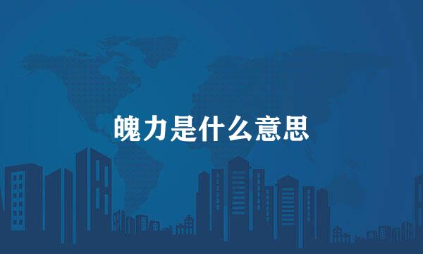 魄力是什么意思