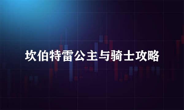 坎伯特雷公主与骑士攻略