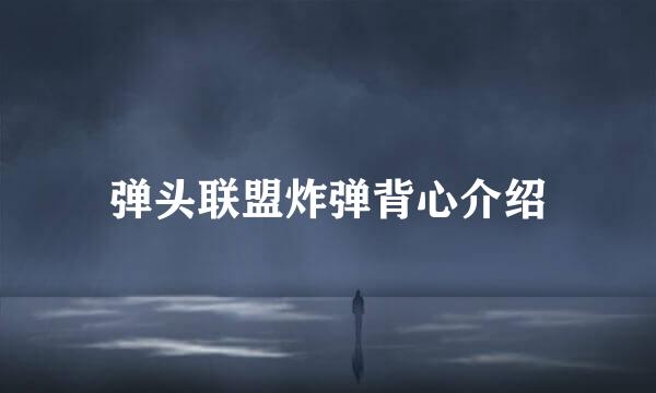 弹头联盟炸弹背心介绍