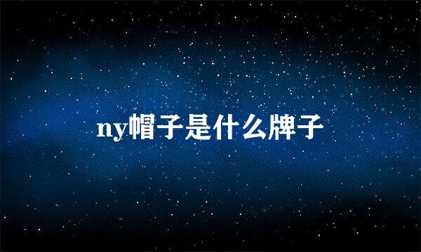 ny帽子是什么牌子
