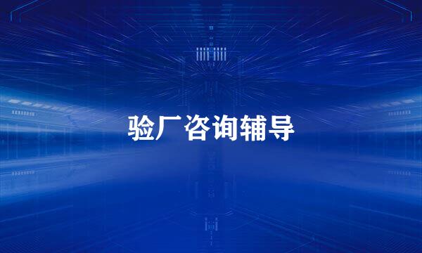 验厂咨询辅导