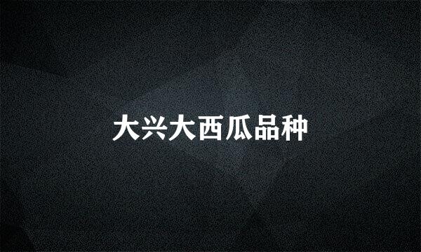 大兴大西瓜品种