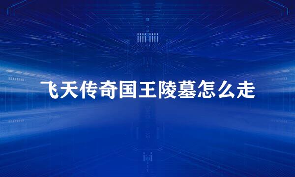 飞天传奇国王陵墓怎么走