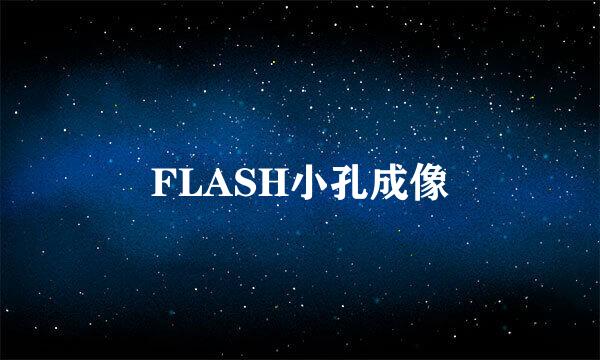 FLASH小孔成像