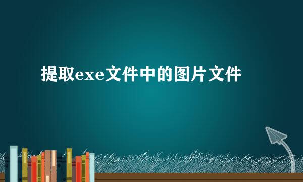 提取exe文件中的图片文件