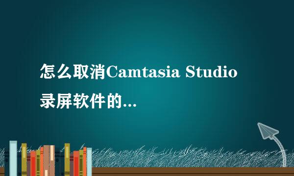 怎么取消Camtasia Studio 录屏软件的升级检查
