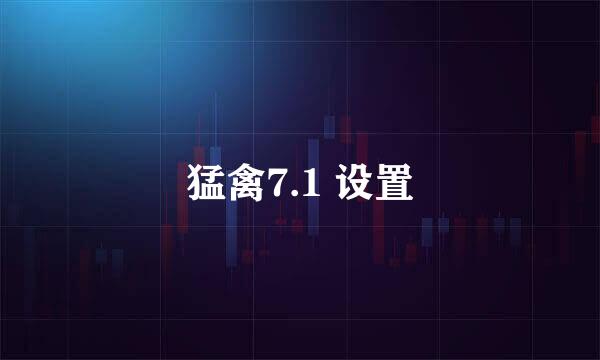 猛禽7.1 设置