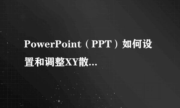 PowerPoint（PPT）如何设置和调整XY散点图图表