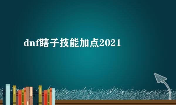dnf瞎子技能加点2021
