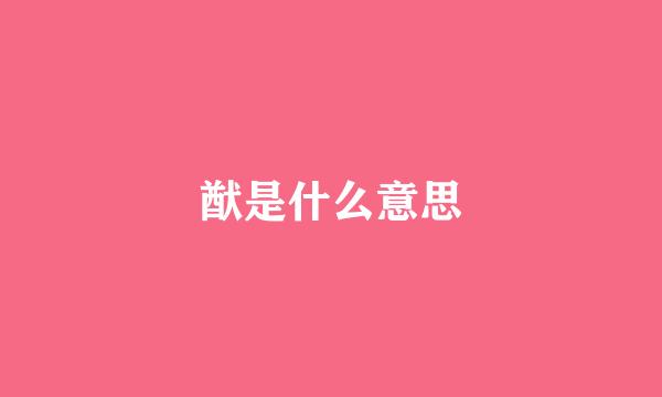猷是什么意思