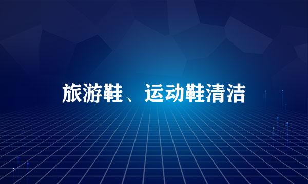 旅游鞋、运动鞋清洁