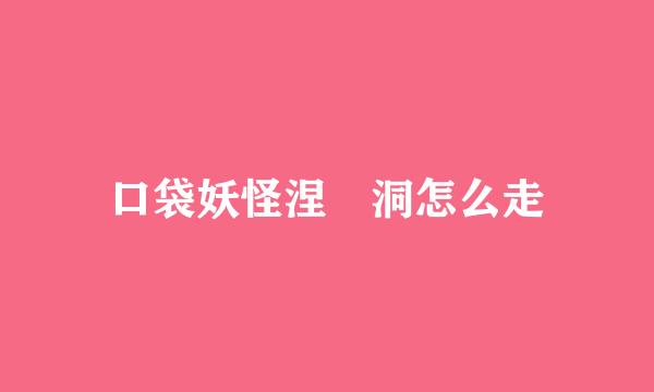 口袋妖怪涅槃洞怎么走