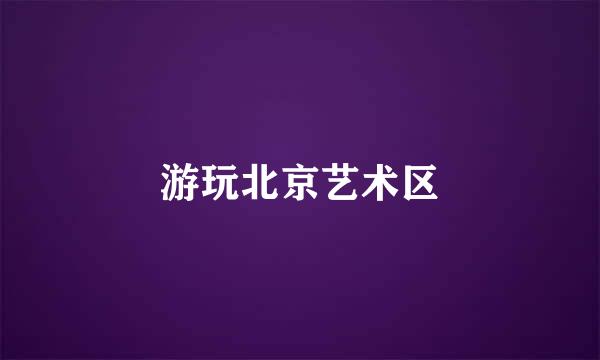 游玩北京艺术区
