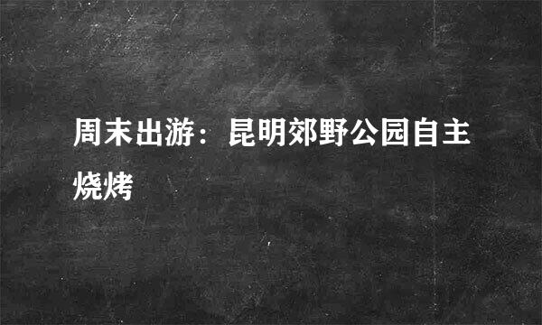 周末出游：昆明郊野公园自主烧烤