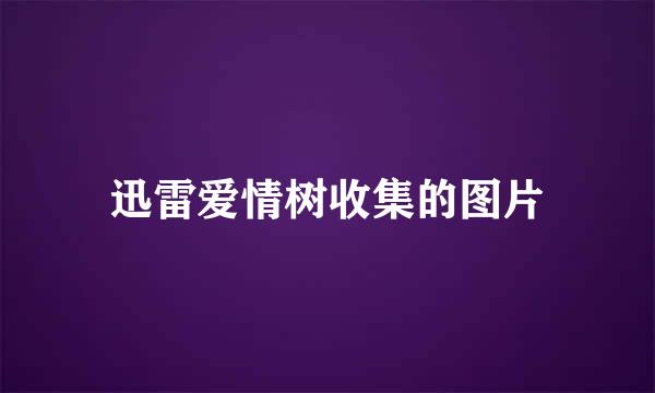 迅雷爱情树收集的图片