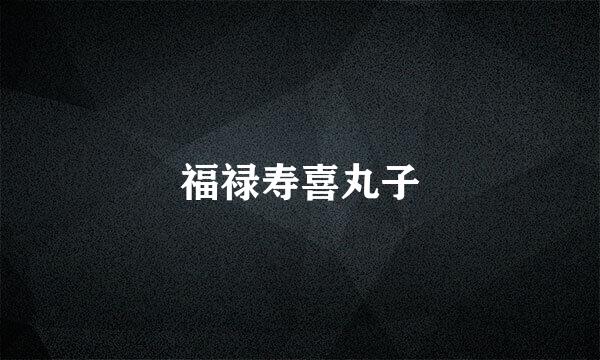 福禄寿喜丸子