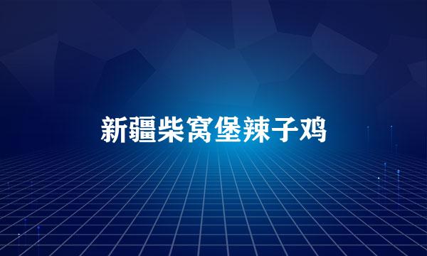 新疆柴窝堡辣子鸡